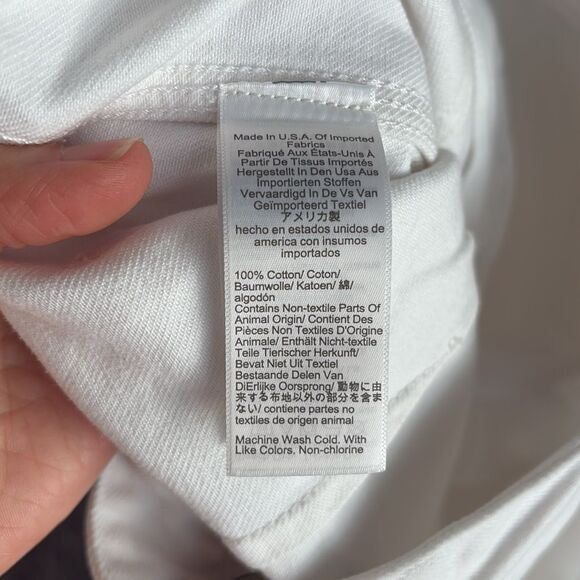 J Crew Point Sur wide-leg carpenter jean in white Womens Size 27 White‎ - Picture 10 of 13